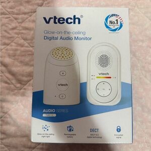 White Digital Audio Monitor